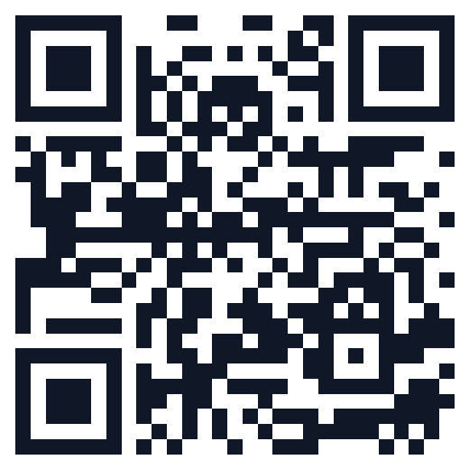 Ejemplo del código QR que lleva al menú